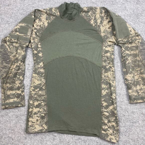 Army combat shirt mens L digital camouflage‎ elbow pads arm forces utility￼ - Picture 1 of 9